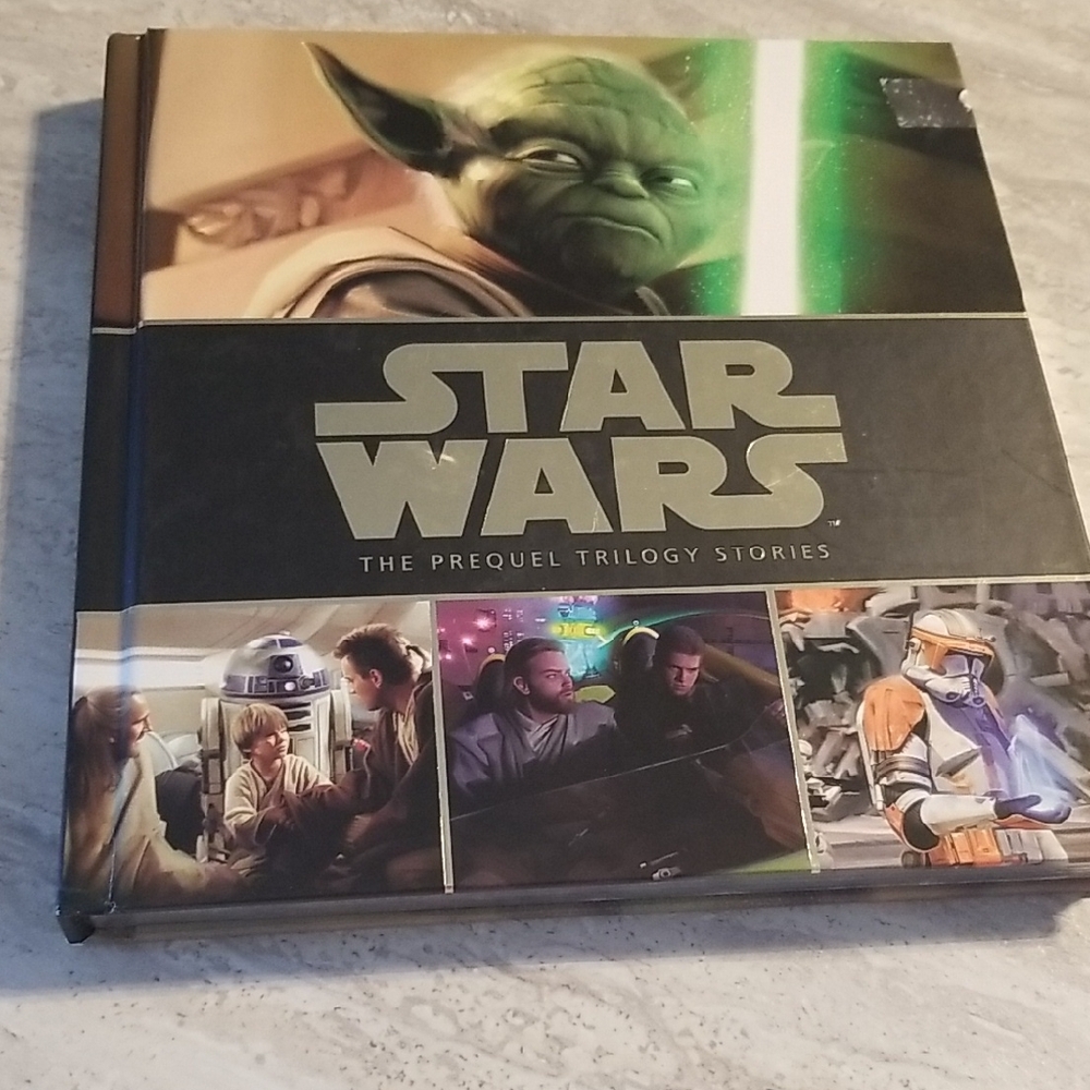 Star Wars Prequel Trilogy Stories Book - Green, Black, Silver
